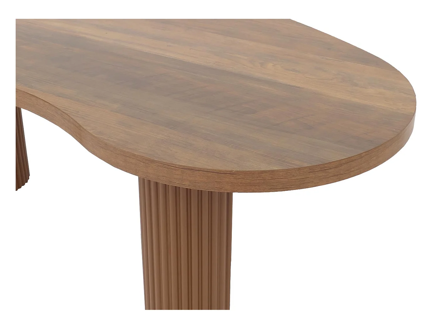 Couchtisch MCW-O29, Holzoptik braun