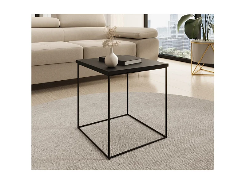 Couchtisch Arina Arina/Metall/Sperrholz/Schwarz