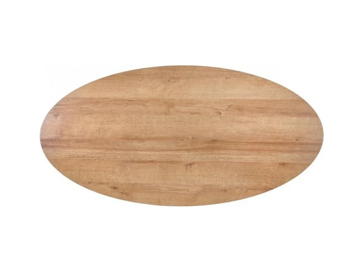 Tavolino Carolina/MDF/Metallo/Marrone