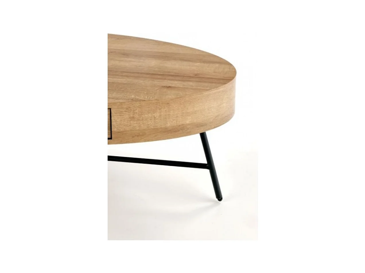 Tavolino Carolina/MDF/Metallo/Marrone