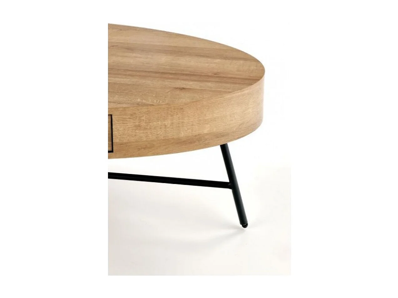 Tavolino Carolina/MDF/Metallo/Marrone