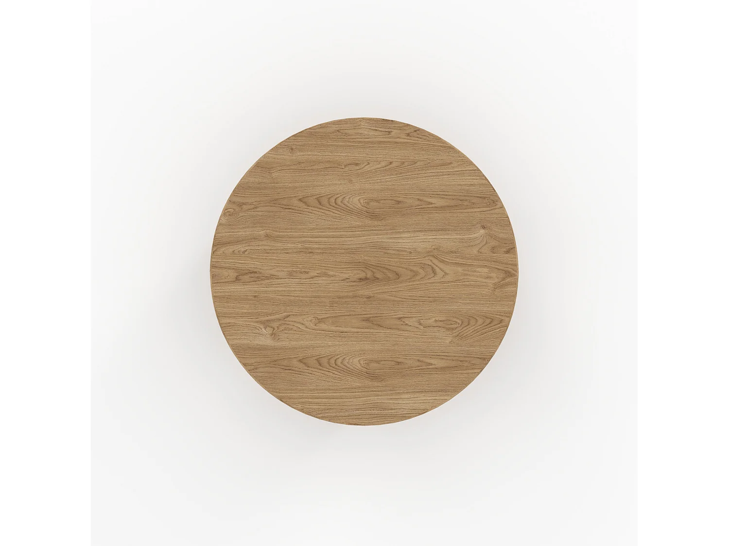 Mesa baja redonda de madera maciza de mindi - Galia