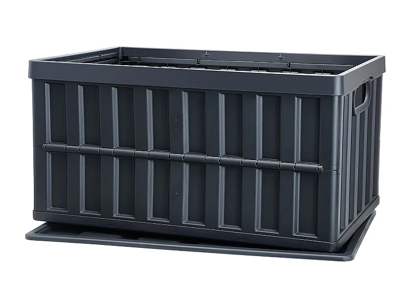 Lagerschränke SucceBuy Klappbar SucceBuy 65 L, Set von 3 mit Deckeln, Stapelbar und Klappbar