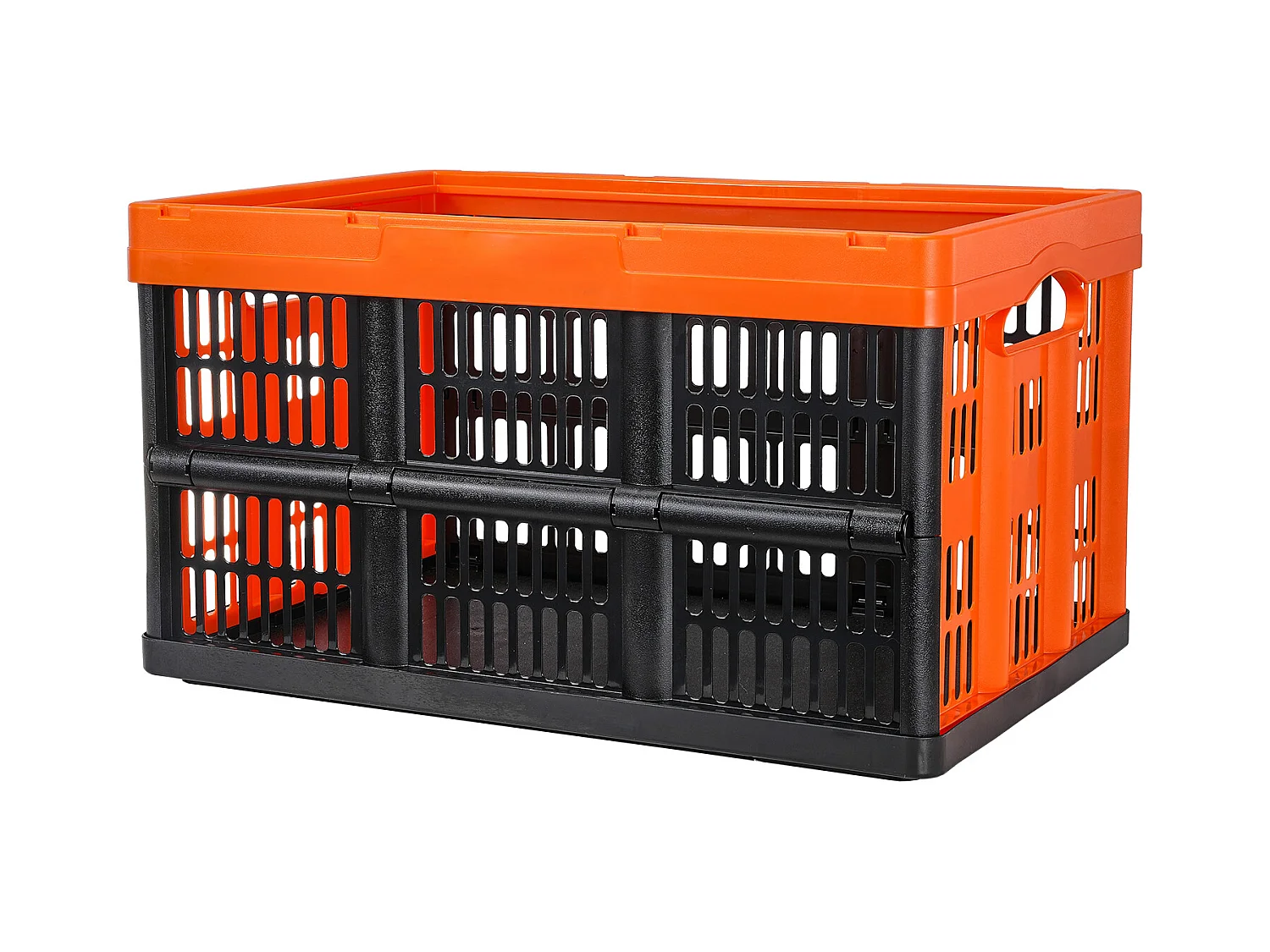 Paniers de Rangement SucceBuy Pliables, 45 L, Plastique Pliable, Lot de 3, Empilables - Solution Pratique pour Trier et Ranger Vos Effets