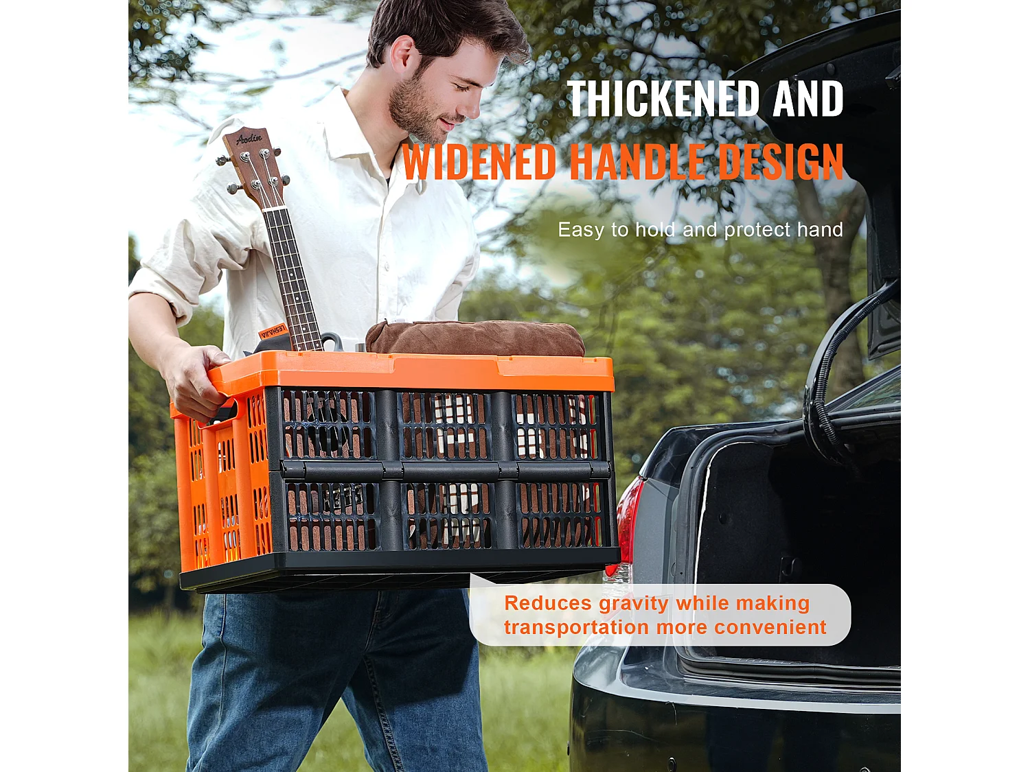 Paniers de Rangement SucceBuy Pliables, 45 L, Plastique Pliable, Lot de 3, Empilables - Solution Pratique pour Trier et Ranger Vos Effets