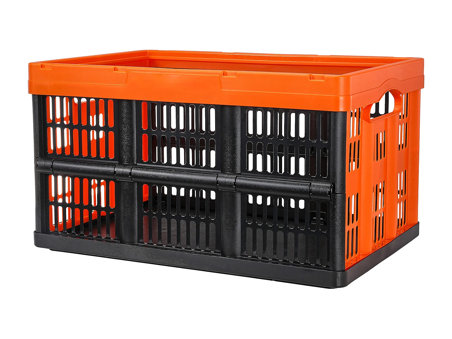 Paniers de Rangement SucceBuy Pliables, 45 L, Plastique Pliable, Lot de 3, Empilables - Solution Pratique pour Trier et Ranger Vos Effets