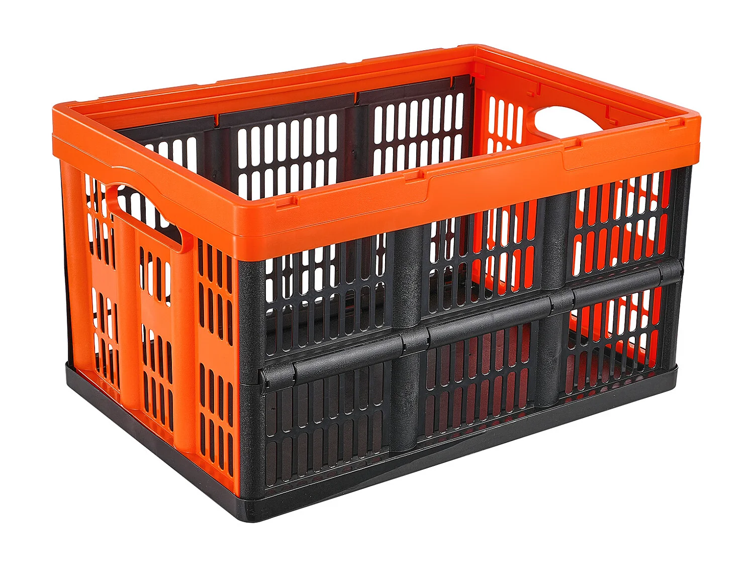 Paniers de Rangement SucceBuy Pliables, 45 L, Plastique Pliable, Lot de 3, Empilables - Solution Pratique pour Trier et Ranger Vos Effets