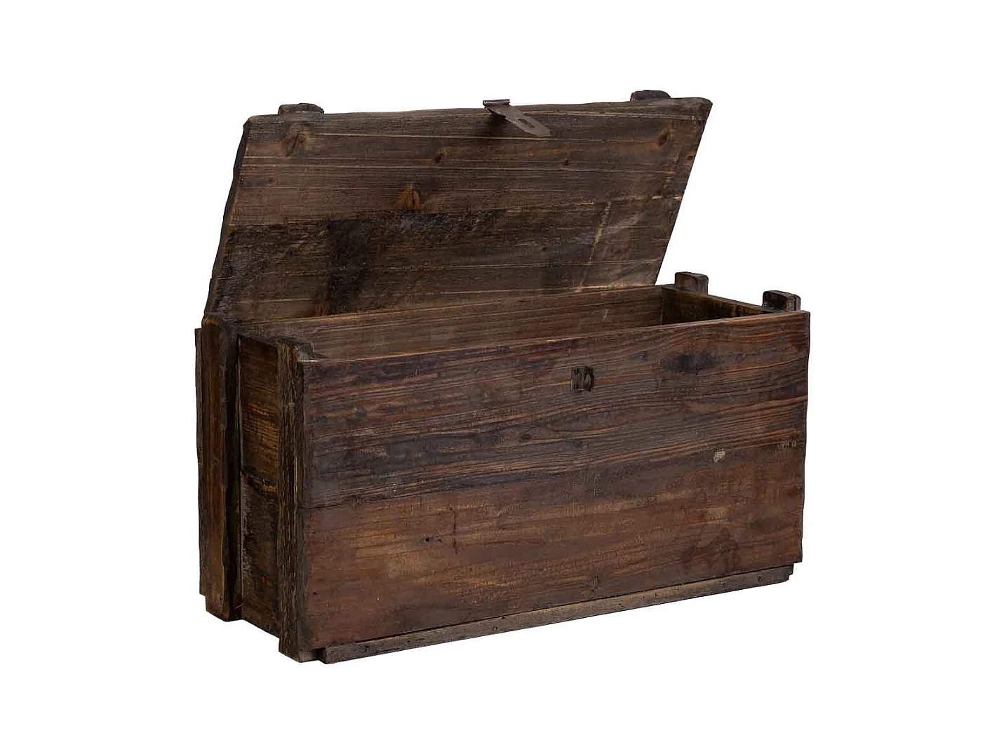 Caixa de madeira 61x27x33,5h cm