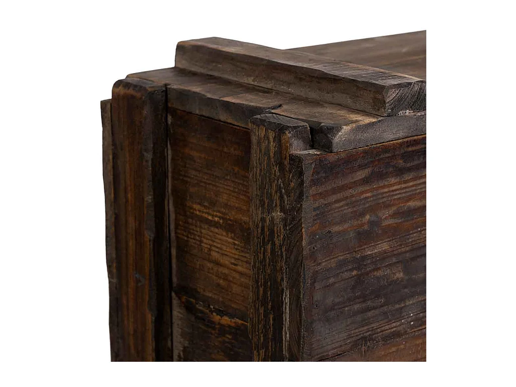 Caixa de madeira 61x27x33,5h cm