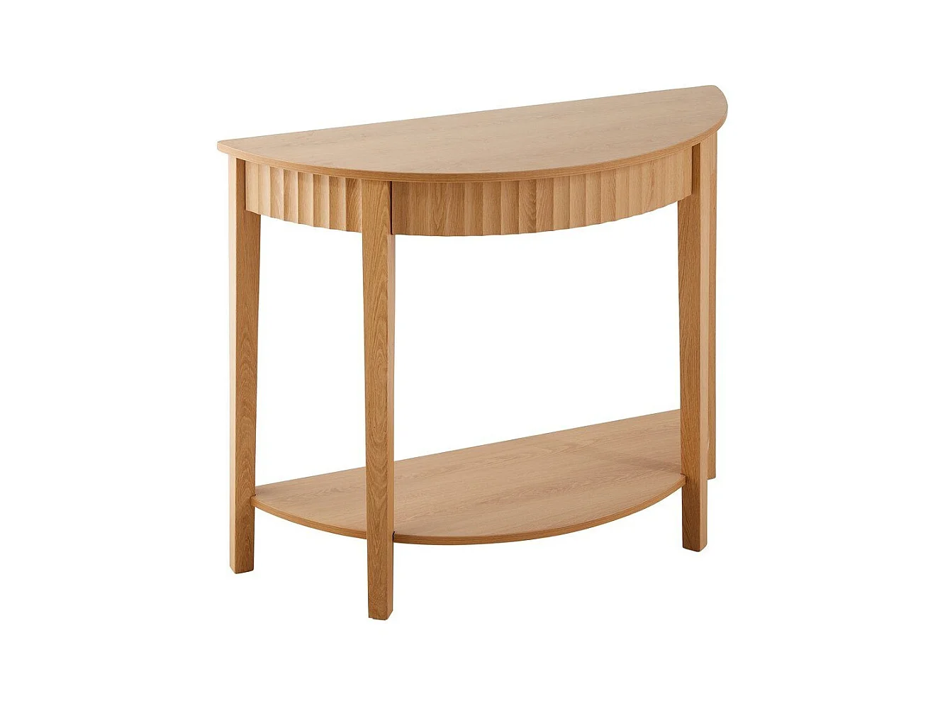 Afgeronde console met golfeffect en 2 niveaus, hoogte 76 cm – BOLOGNE