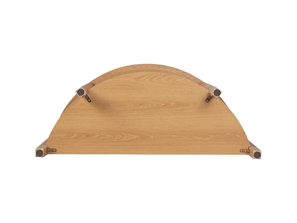 Afgeronde console met golfeffect en 2 niveaus, hoogte 76 cm – BOLOGNE