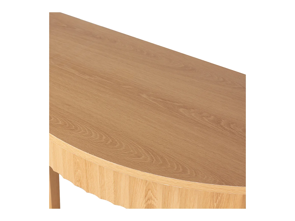 Afgeronde console met golfeffect en 2 niveaus, hoogte 76 cm – BOLOGNE