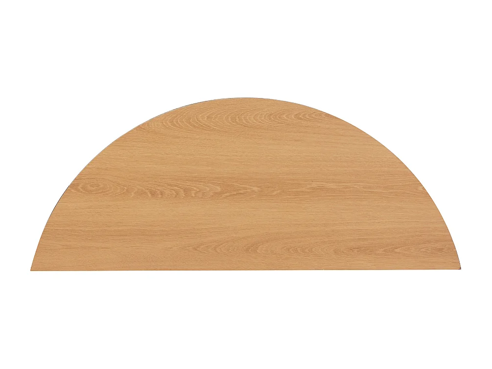 Console arrondie avec effet vague à 2 niveaux H76 cm - BOLOGNE