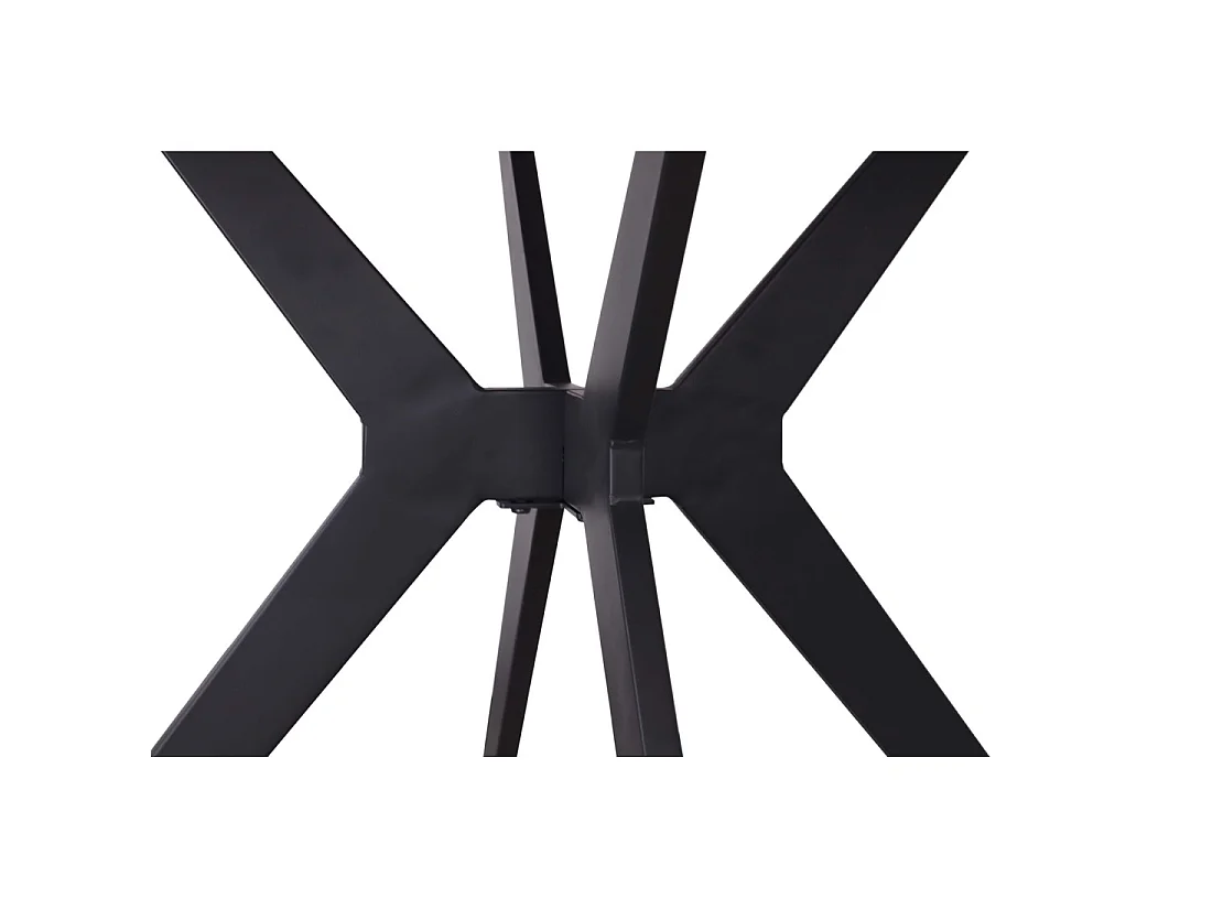 Tavolo da pranzo rotondo ARVENA – 110 cm – Piano in pietra sinterizzata – Colore grigio – Design contemporaneo e robusto