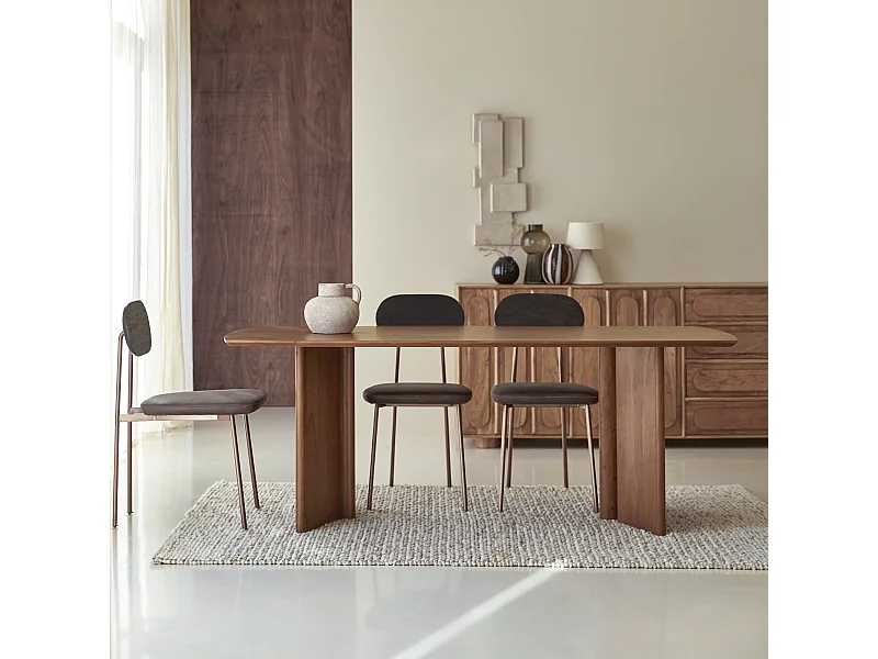 Tavolo in legno di acacia da 200 x 90 cm Suzanne