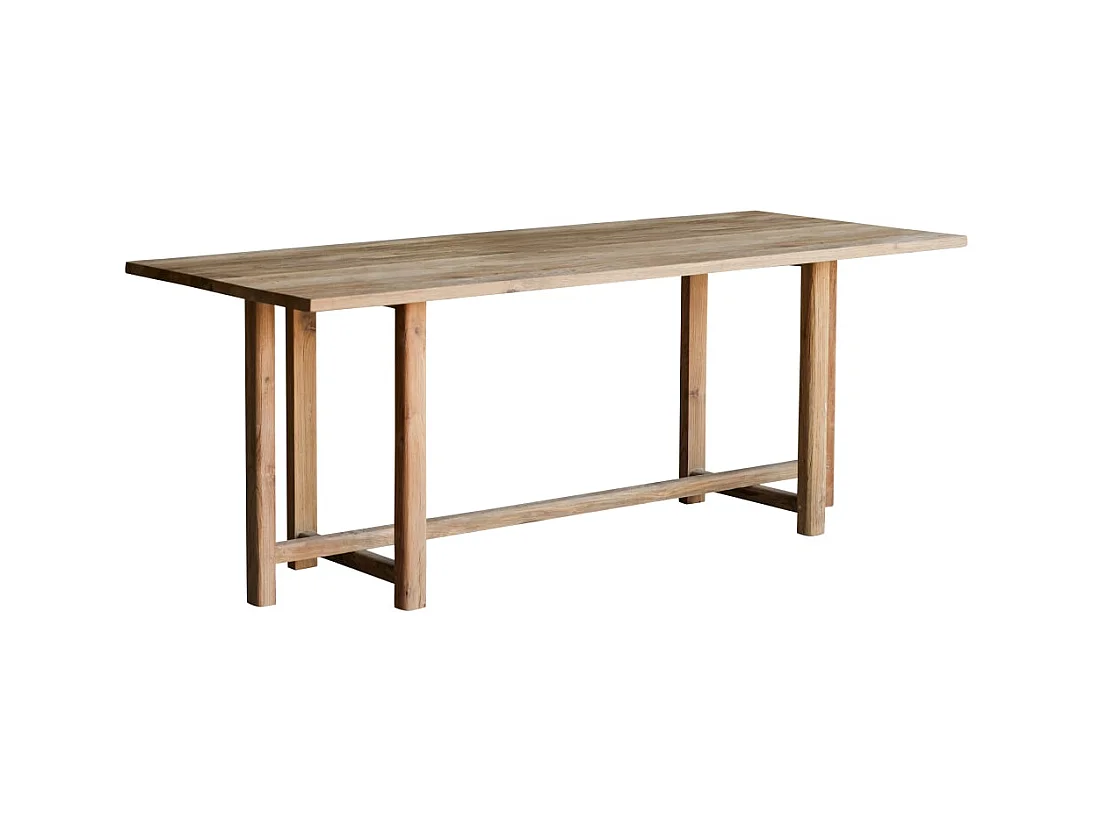 Esstisch Antonia aus massivem Recycling-Teak 200