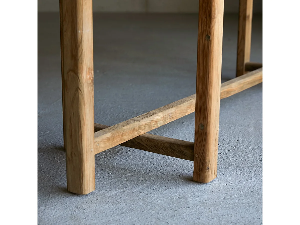 Esstisch Antonia aus massivem Recycling-Teak 200