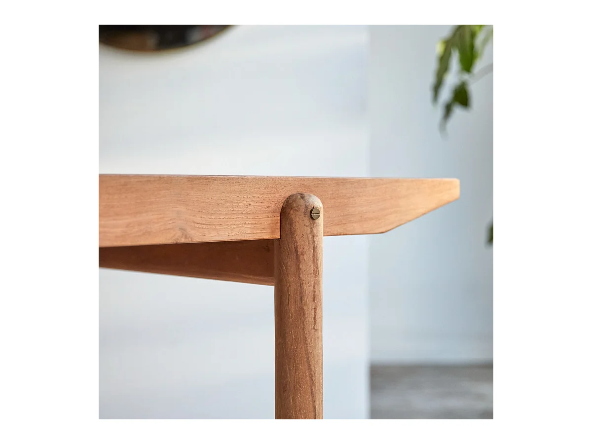 Tisch Fado aus massivem Teakholz für 6 bis 8 Personen