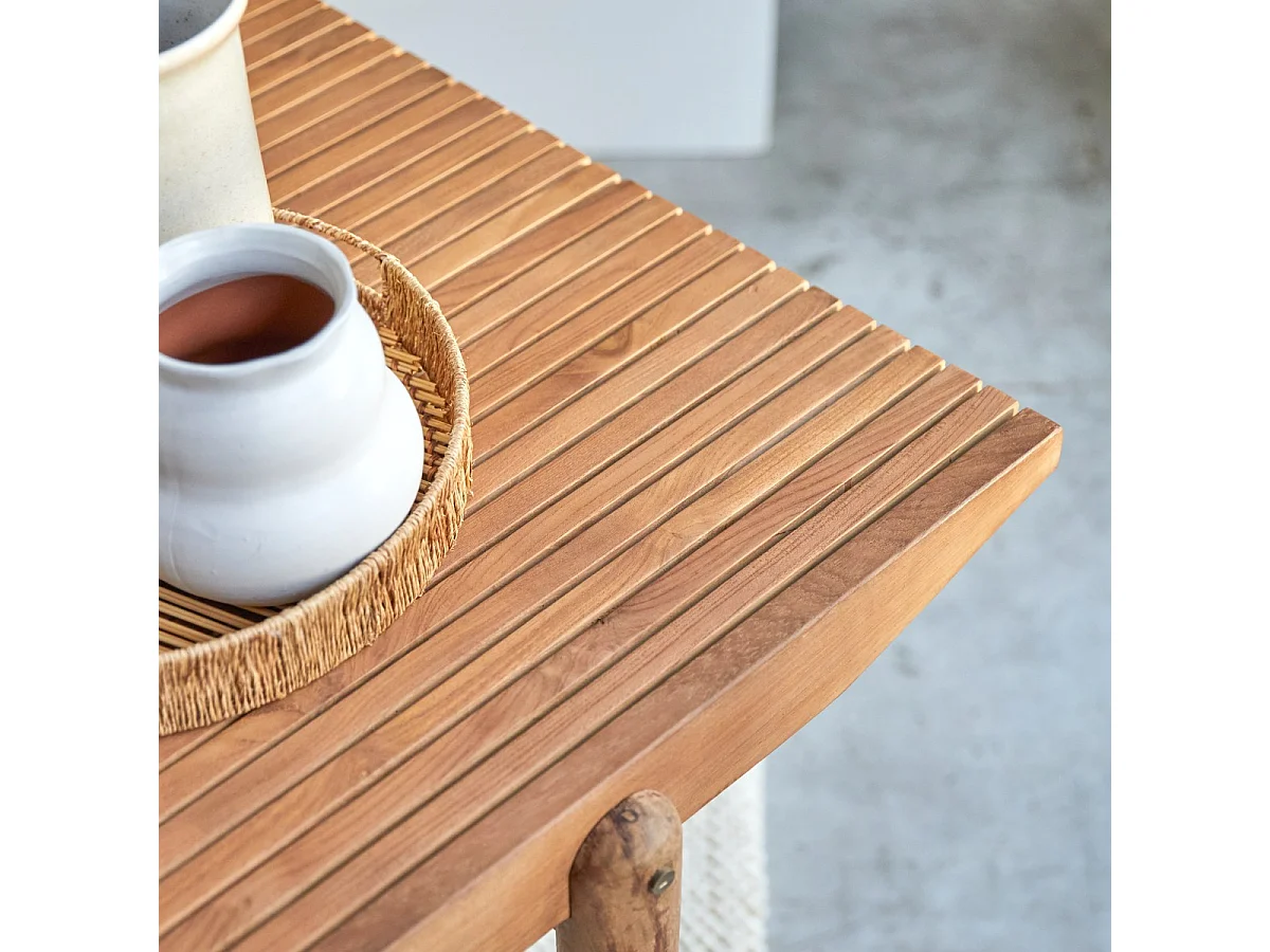 Table en bois de teck massif Fado 6/8 pers.