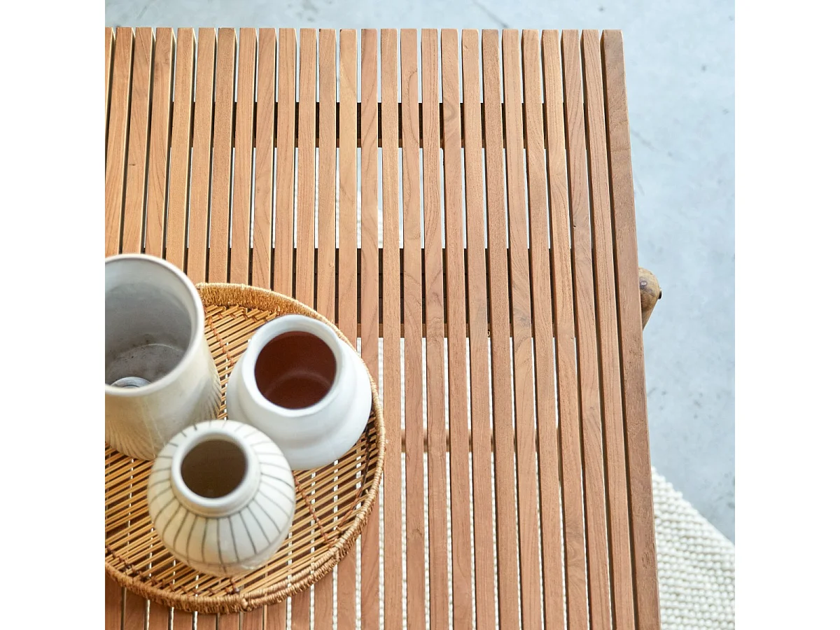 Table en bois de teck massif Fado 6/8 pers.