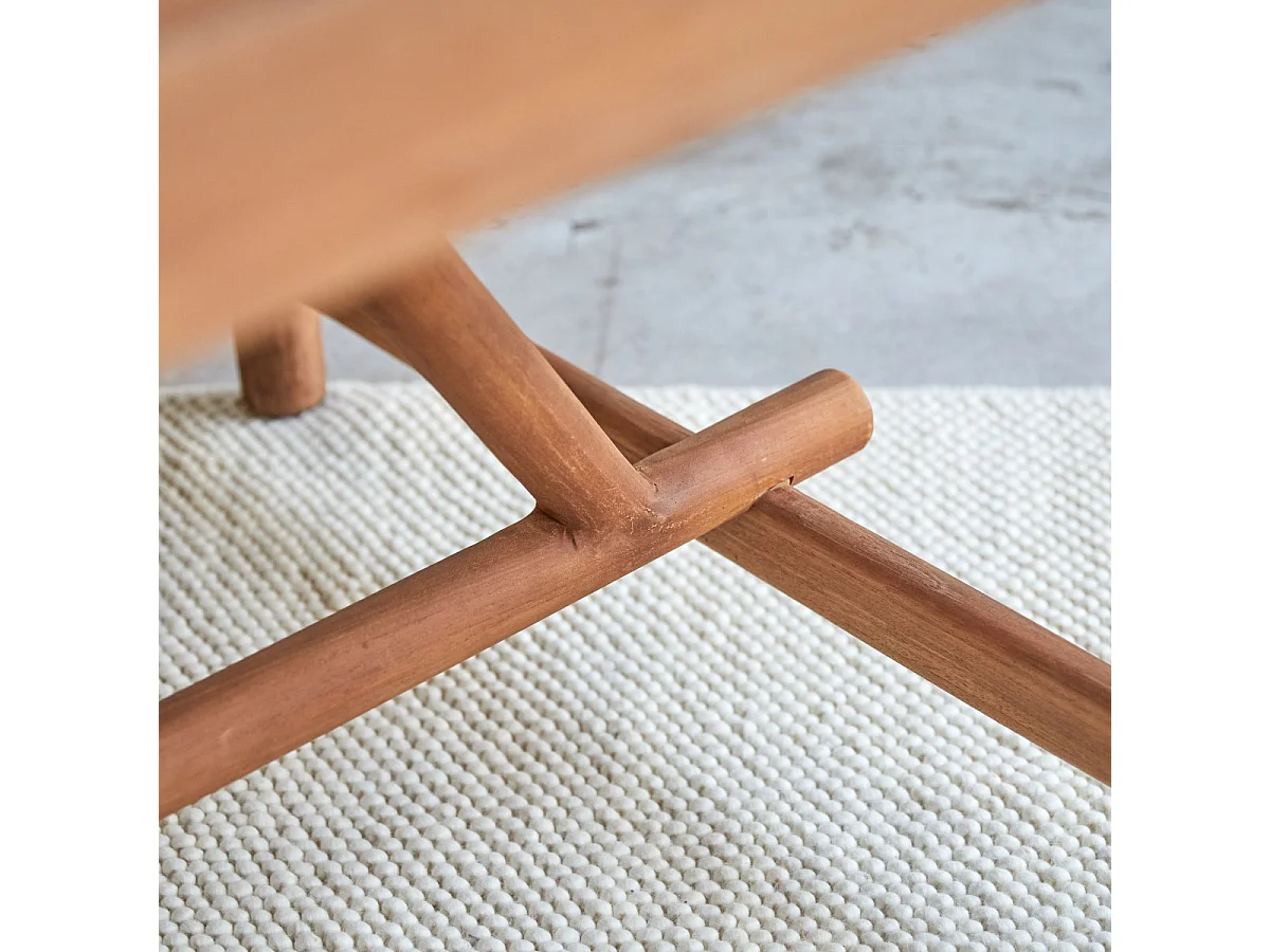 Table en bois de teck massif Fado 6/8 pers.