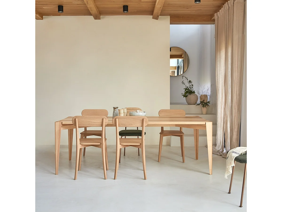 Tisch Paulin aus massiver Olivenesche 6-8 Pers.