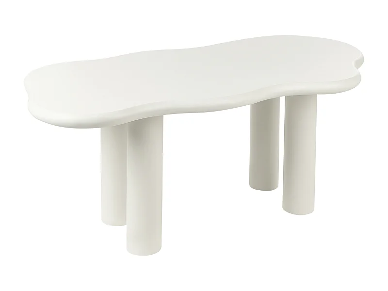 Esstisch ONDLE Cremeweiss 94 cm 188 cm