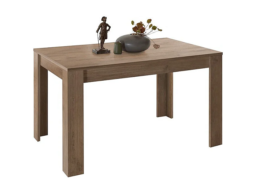 Tavolo allungabile moderno "Venus" in legno rovere cm 137/185x90 79h