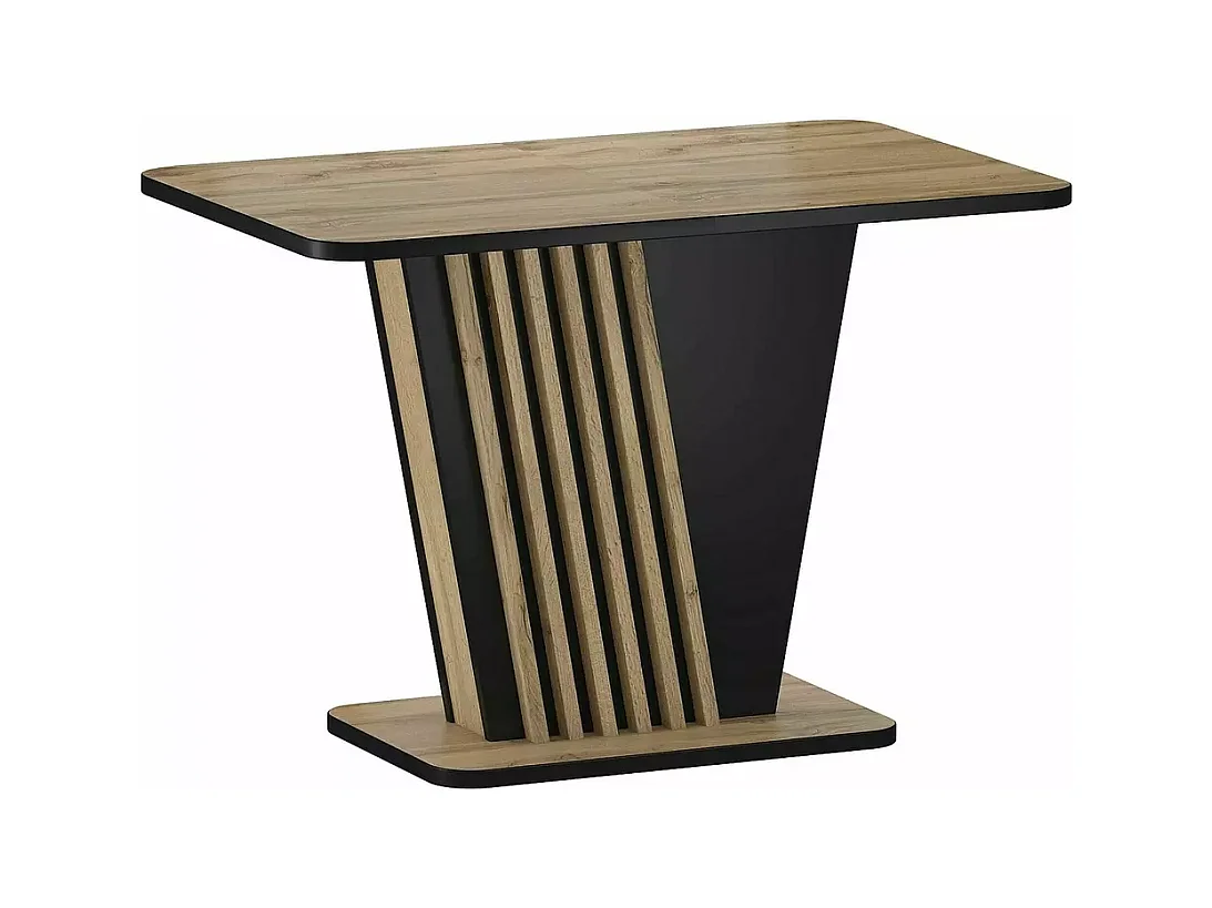 Table à manger Nevio (85x125-170)/Extensible/Barun&Noir