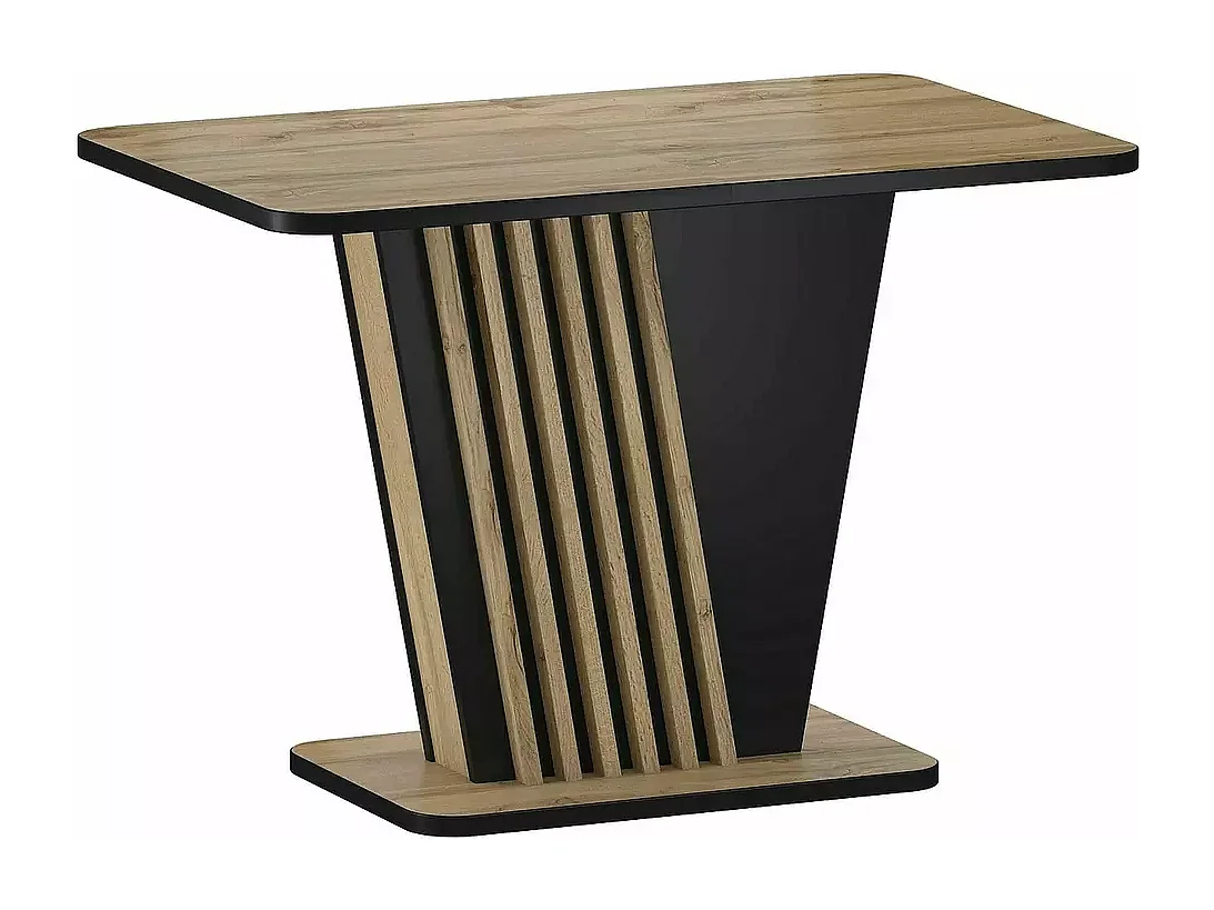 Table à manger Nevio (85x125-170)/Extensible/Barun&Noir