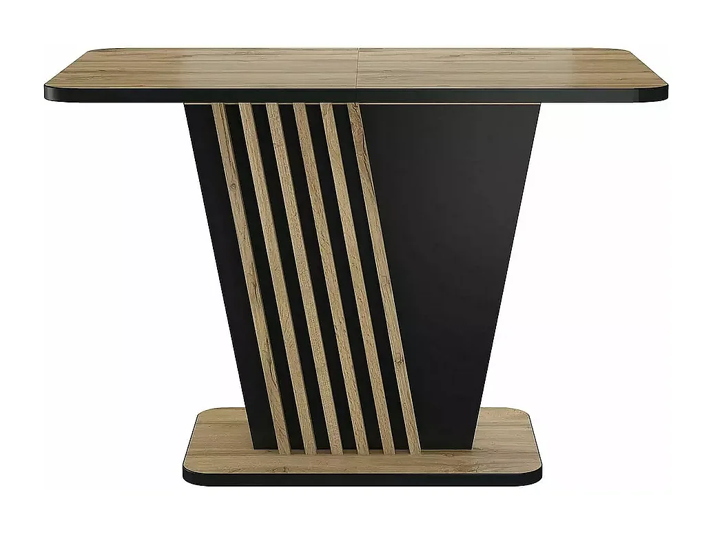 Table à manger Nevio (85x125-170)/Extensible/Barun&Noir