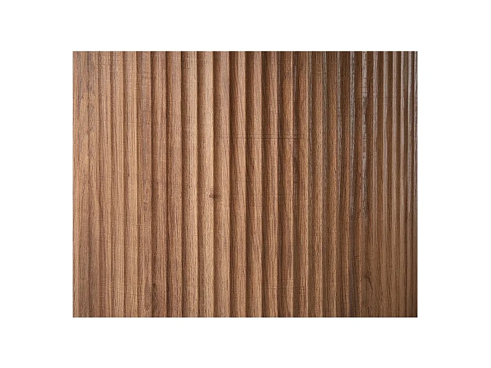 Table à manger ovale VAGOS – 220 x 110 cm – Coloris chêne vieilli – Design généreux et contemporain