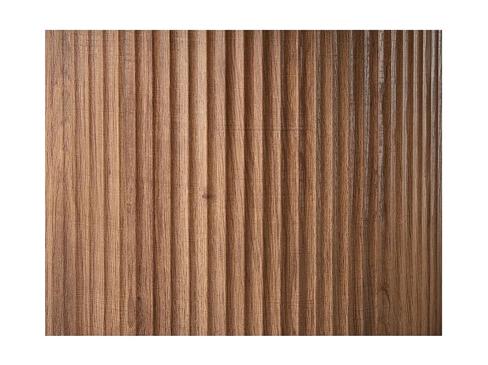 Mesa de comedor ovalada VAGOS – 220 x 110 cm – Color roble envejecido – Diseño generoso y contemporáneo