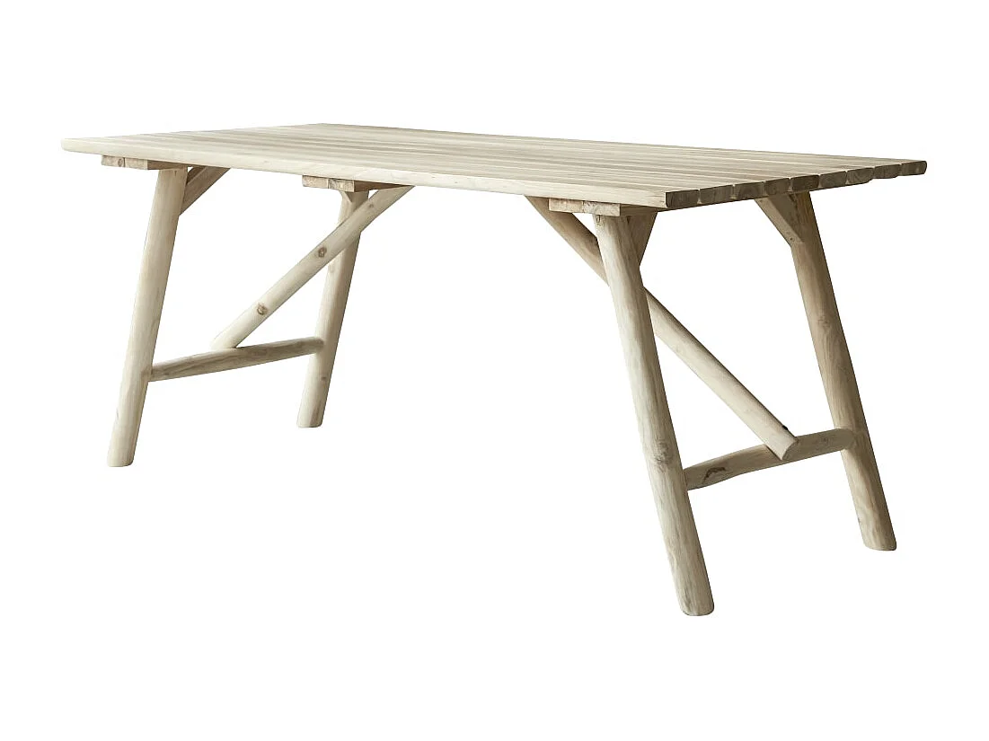 Table en bois de teck 170x85 Mathilda