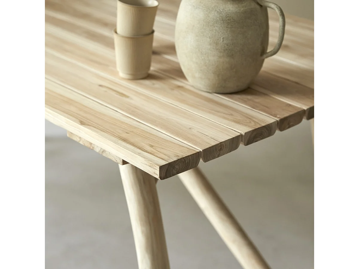 Table en bois de teck 170x85 Mathilda