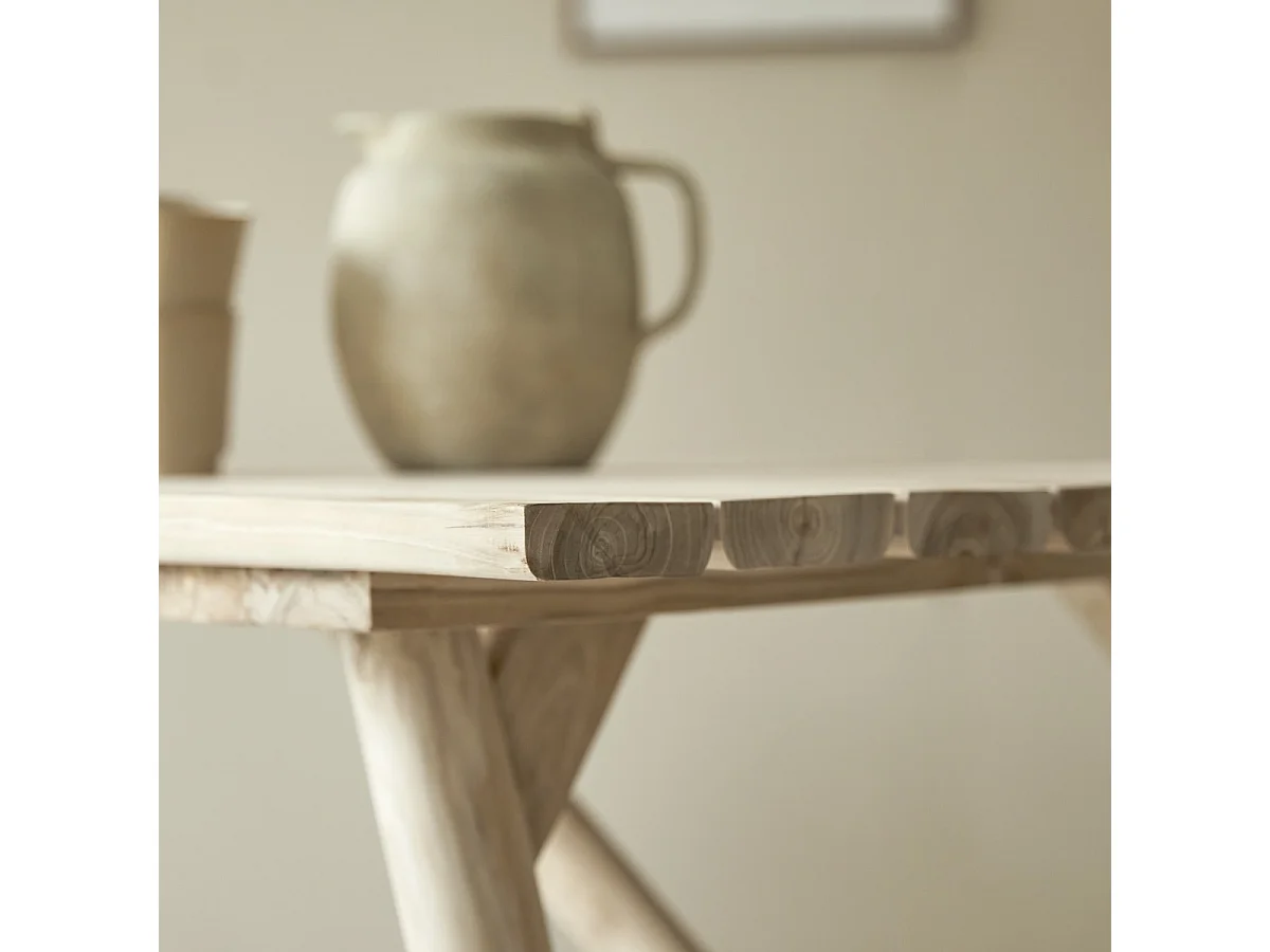Table en bois de teck 170x85 Mathilda