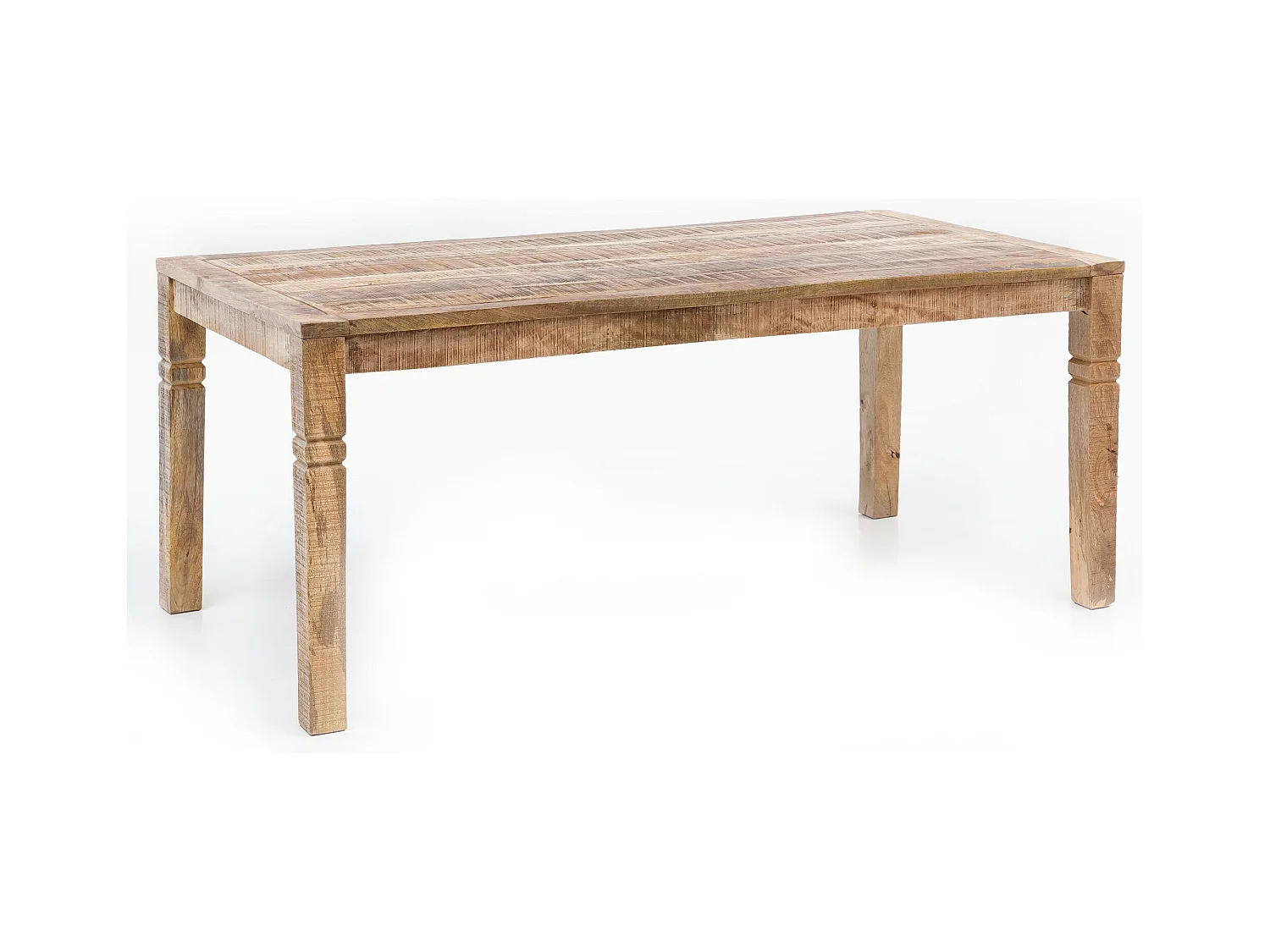 RUSTICA Mango massief houten staplanken 90 x 45 x 35 cm 2 planken | Nature Houten Design Plank | Landelijke stijl bijzettafel | Kleine massief houten boekenkast