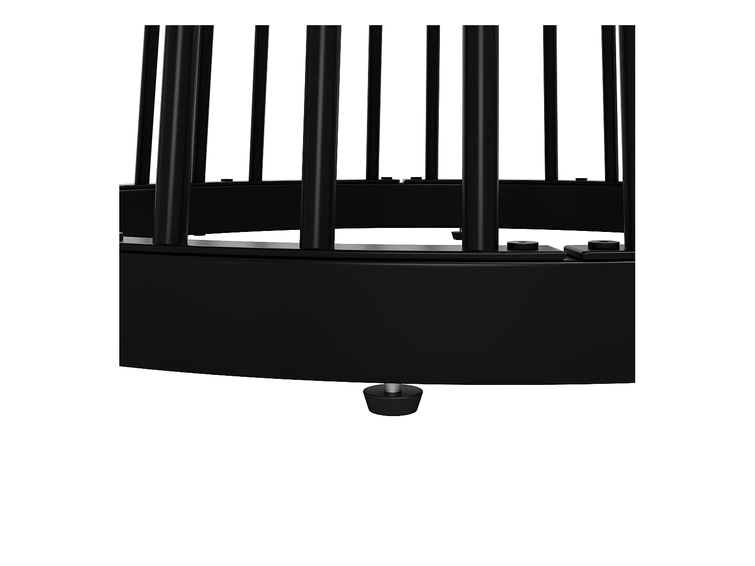 Table à manger 4 places - 80 x 80 x 76cm - table ronde pieds en métal noirs  - plateau en MDF marbré - MDF + métal - noir