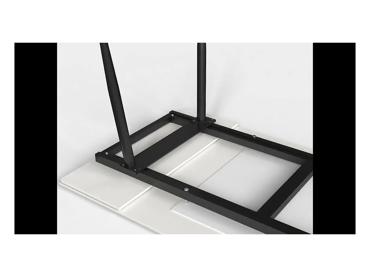 Ensemble table extensible et 6 chaises, Table hauteur 75 cm, Largeur 90 cm, Extensible de 160 à 240 cm, Plateau en Pierre Frittée, Beige