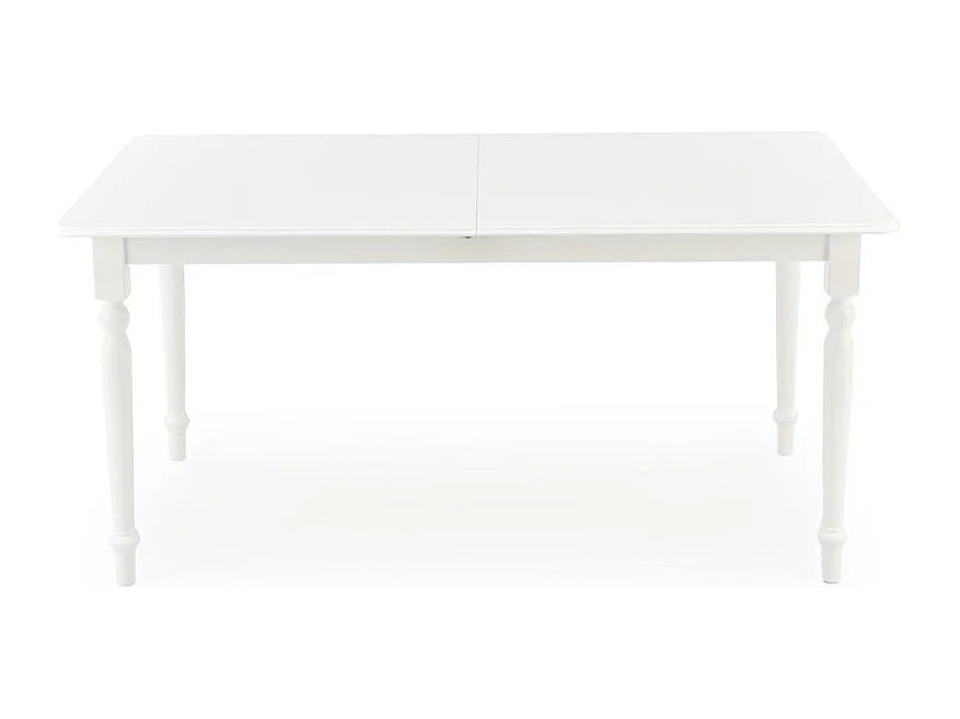 Table à manger Nelson (90x160-200)/Extensible/Blanc