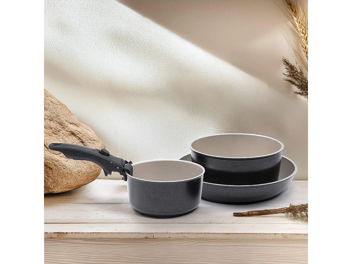 Set de 4 pièces noir amovible - "So Nature - Océan"