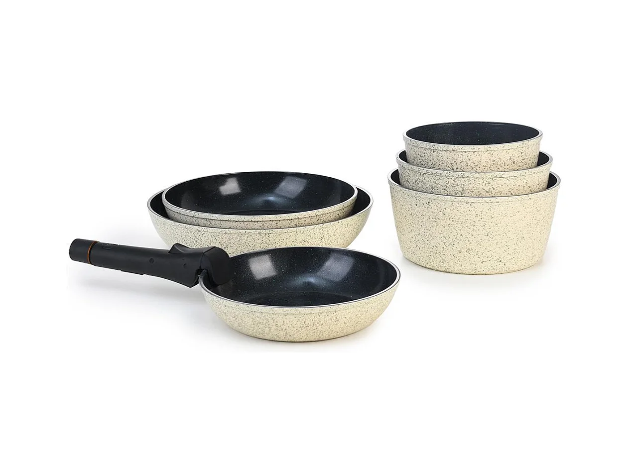 Set de 7 pièces vert amovible - "Jade"