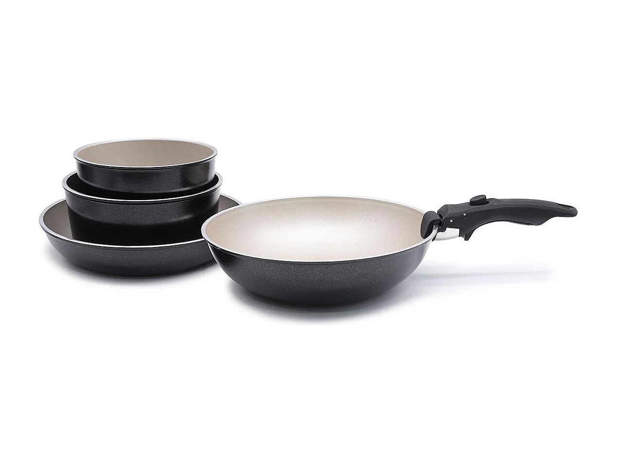 Set de 5 pièces noir amovible - "So Nature - Rivière"