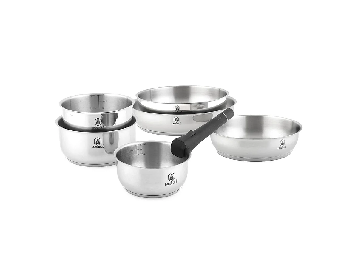 Set de 7 pièces inox amovible "Réactif"