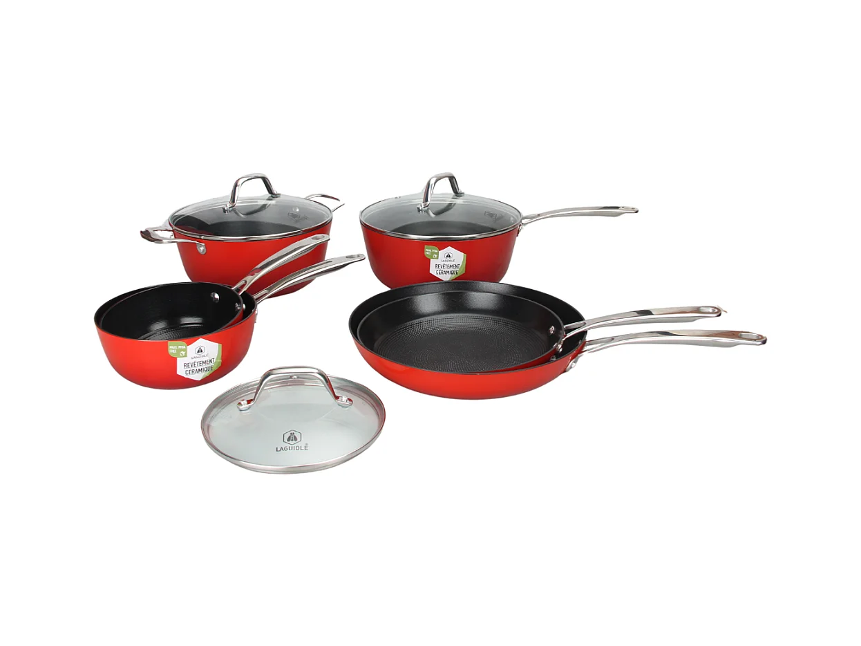 Set de 9 pièces rouge - "Red AirIron"