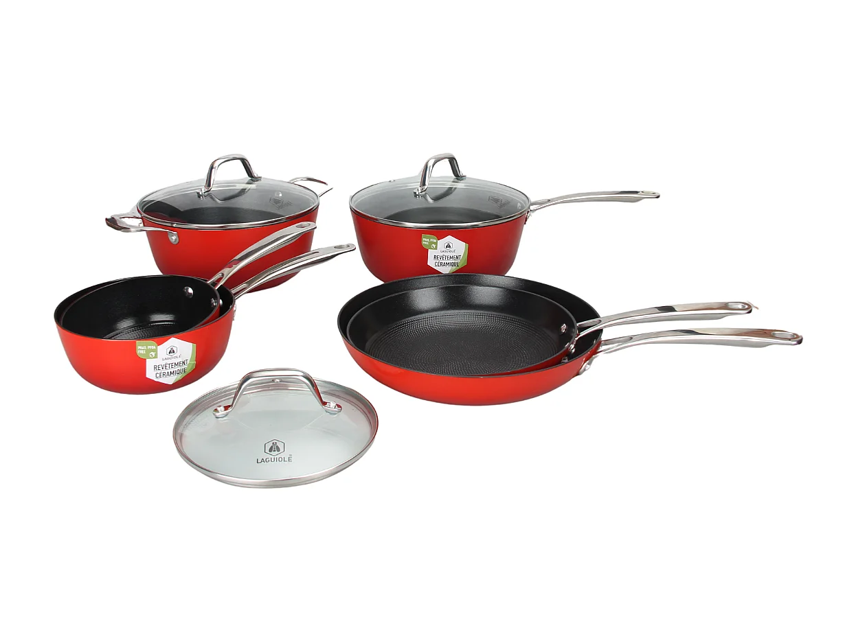 Set de 9 pièces rouge - "Red AirIron"