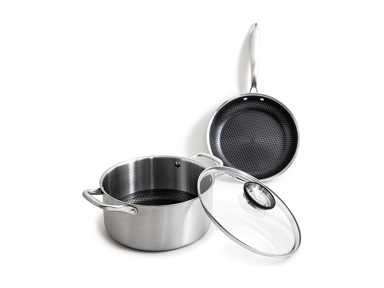 Set de 3 pièces triplex - "Black Cube"