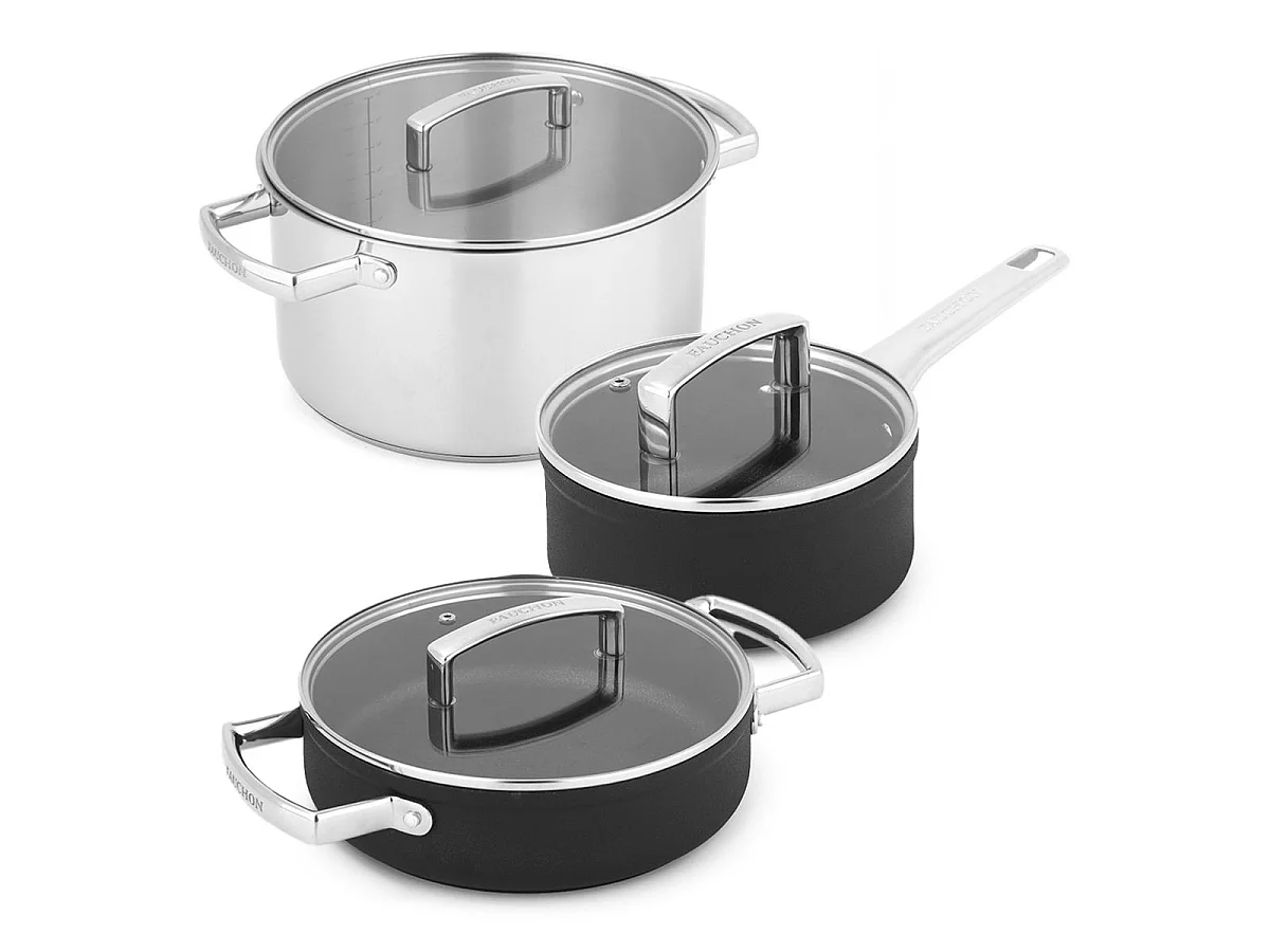 Set 6 pièces 28cm antiadhésive aluminium SIGNATURE