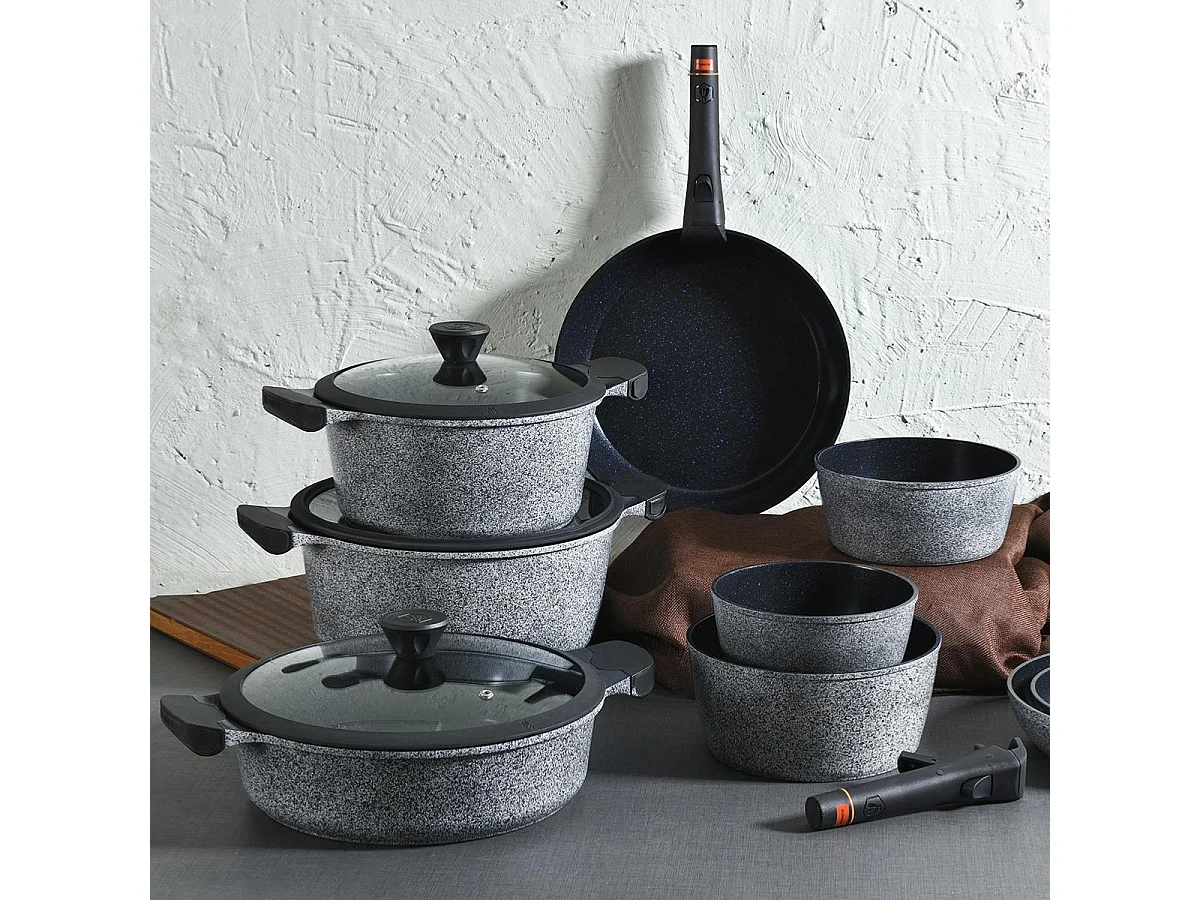 Faitout noir 32cm - "Charbon"