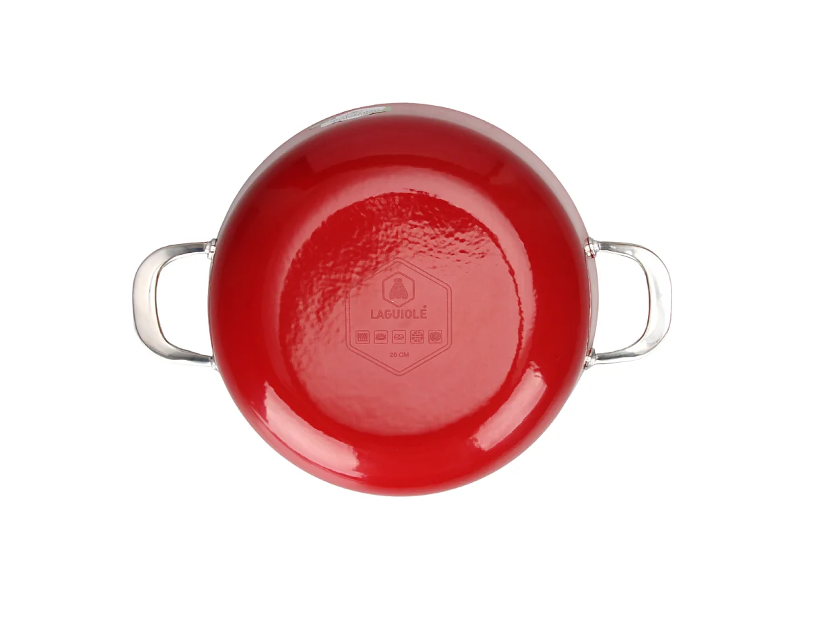 Faitout rouge 24cm - "Red AirIron"